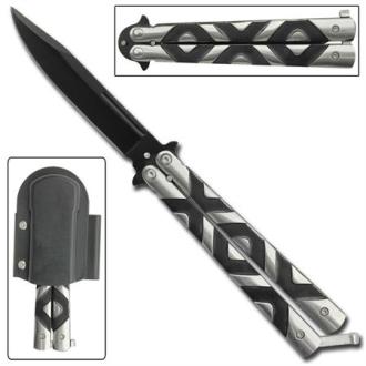 Kiss This Butterfly Knife Black