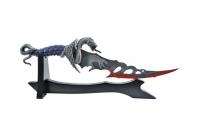 H-530 - 10 Coiled Dragon Dagger with Wooden Display Base