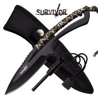 HK767CA - Full Tang Survival Knife with Fire Starter HK767CA Tactical Survival and Hunting Knives