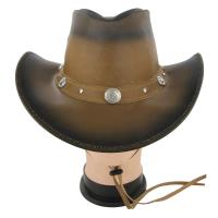 HT701L - Leather Buffalo Nickel Prairie Dog Hat