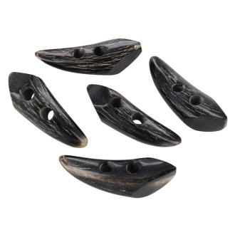 Distressed Period Fashion All Natural Horn Toggle Set