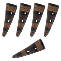 IN4607-5SET - Handmade Viking Apparel Horn Striped Toggle Set
