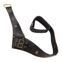 IN60761 - A Pirates Life for Me Brown Leather Cutlass Sword Belt