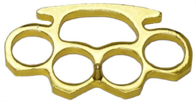 Gold Belt Buckle - Brass Knuckles