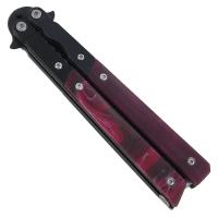 8BC5-50RDS-2 - Practice Sangria Nights Training Butterfly Comb Knife