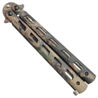 Real Tree Camo Balisong Butterfly Knife