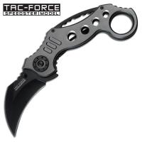 TF-578GY - Tac-Force Spring Assisted Knife Karambit Style Gray