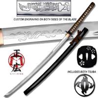 EW-014MAZ-BR - Masahiro Shadow Warrior Handmade Katana Plum Edition Sword