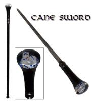 SW-11 - Mississippi Gambler&#39;s Walking Cane with Hidden Sword