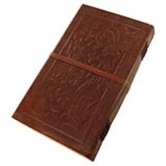 Medieval Handmade Triple Goddess Leather Bound Diary