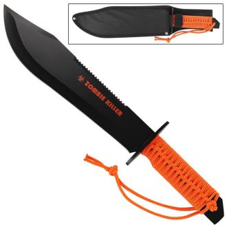 Killer of the Undead Sawback Bowie Full Tang Survival Knife