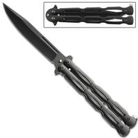 WG839 - Unchained Balisong Butterfly Knife - Black